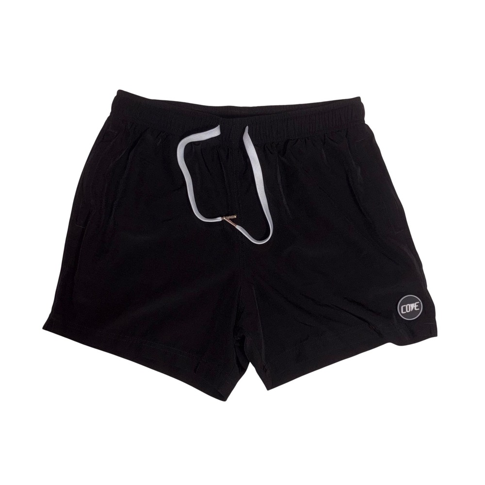 COVE Athletic Shorts Mens 32 Black Performance Stretch 5 Inseam